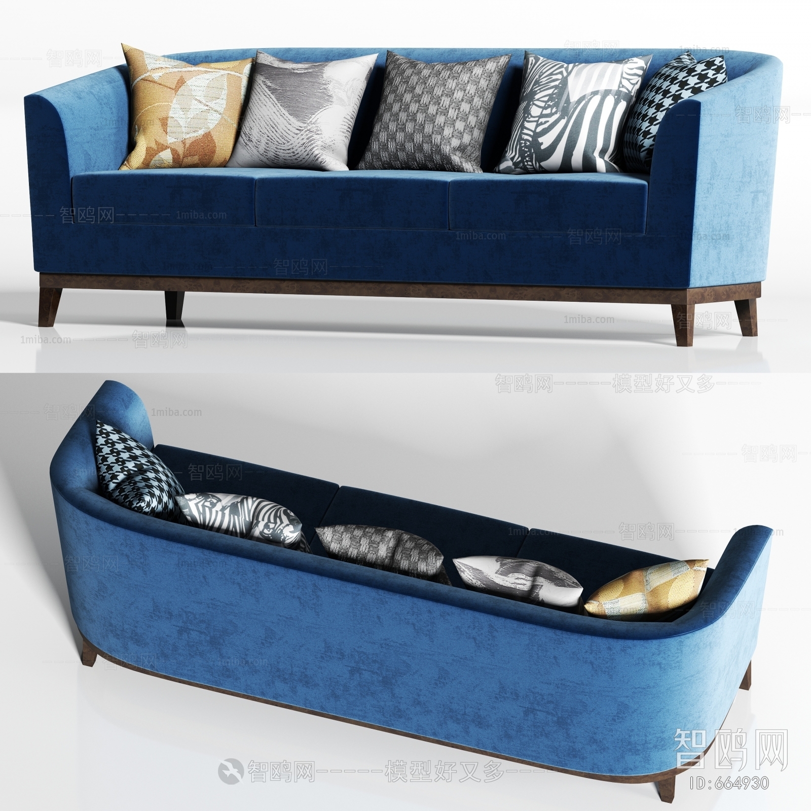 Modern Three-seat Sofa