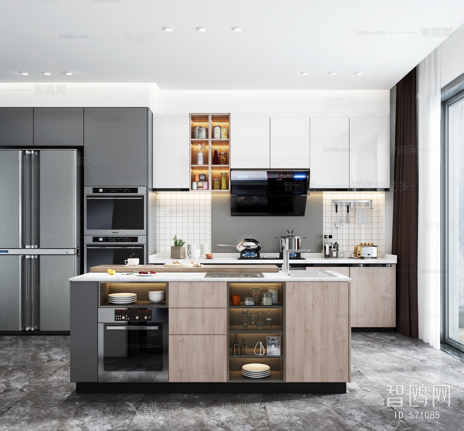 Modern The Kitchen