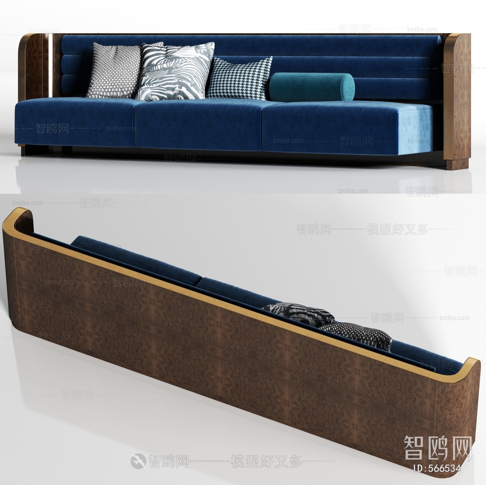 Modern Three-seat Sofa