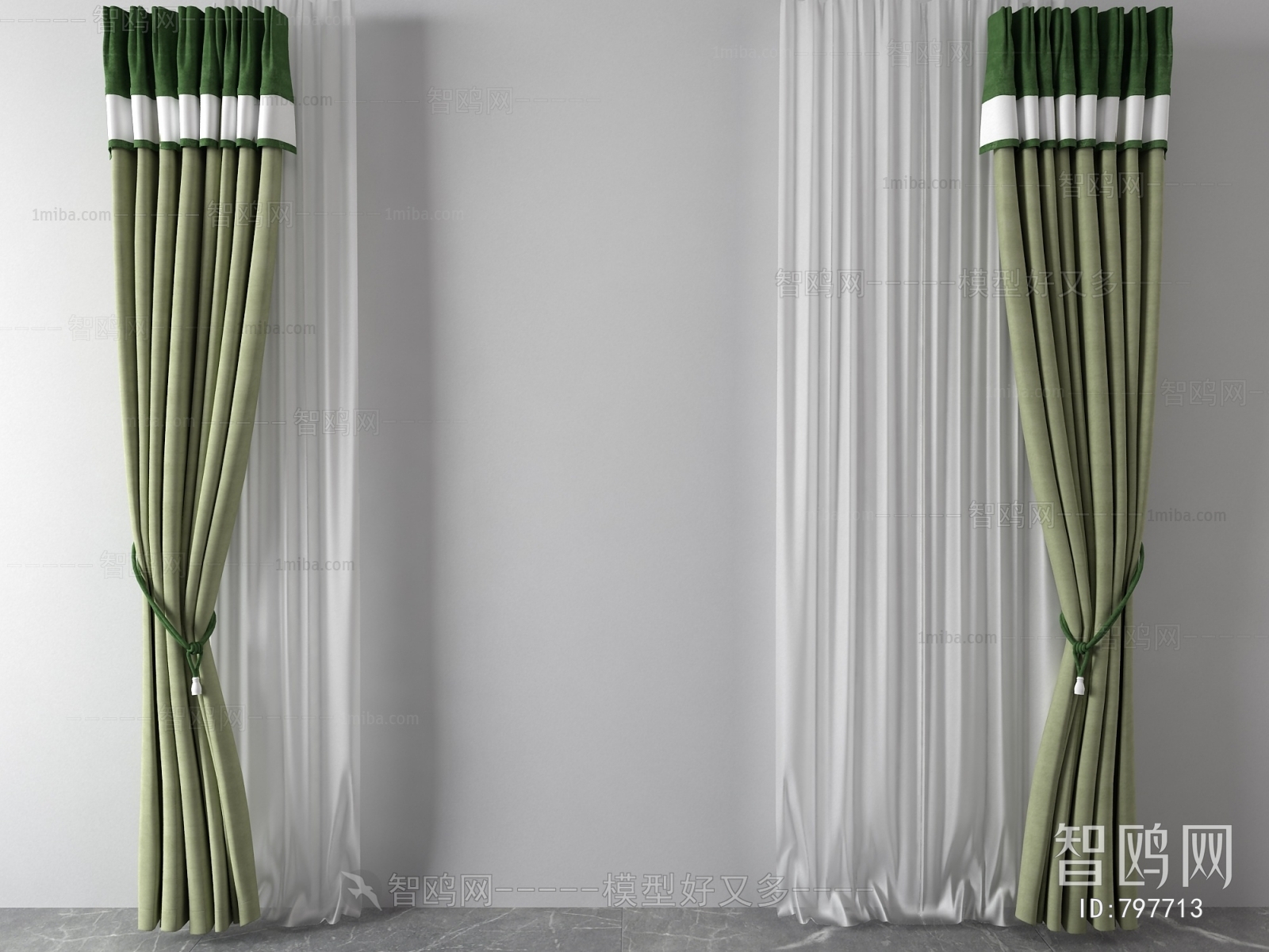 Simple European Style The Curtain