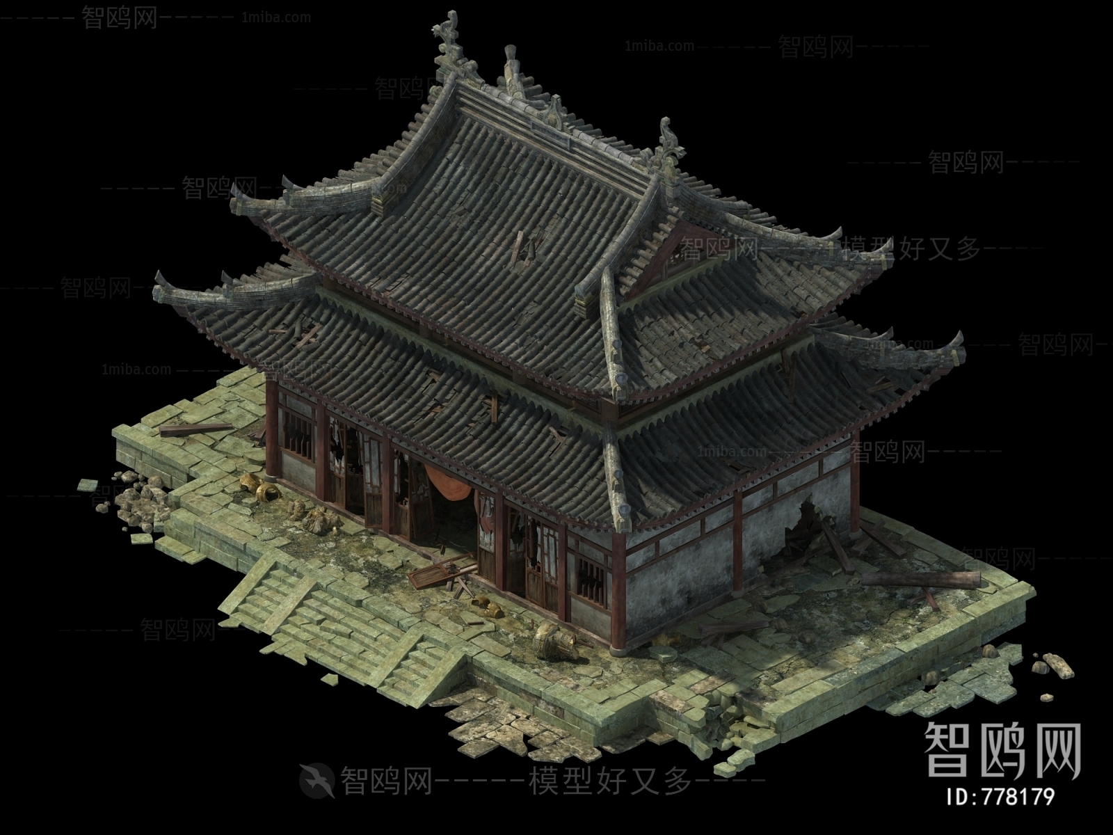 Chinese Style Ancient Architectural Buildings