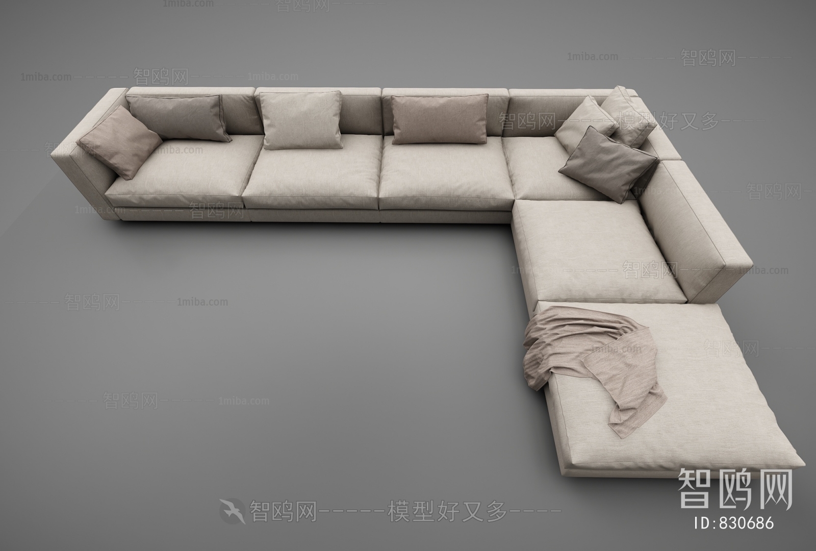 Modern Multi Person Sofa