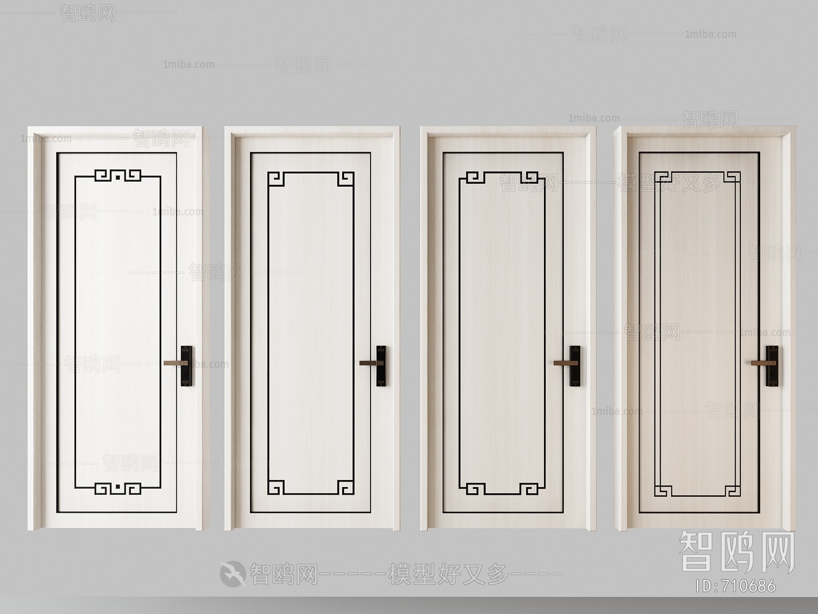 New Chinese Style Door