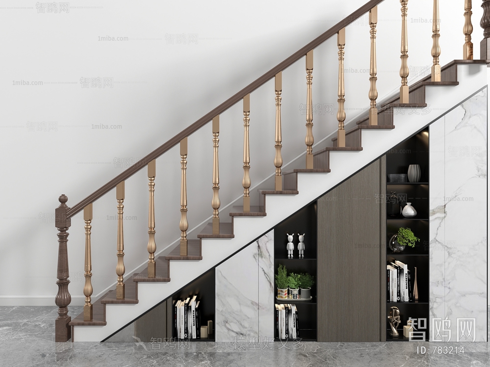 Simple European Style Stair Balustrade/elevator