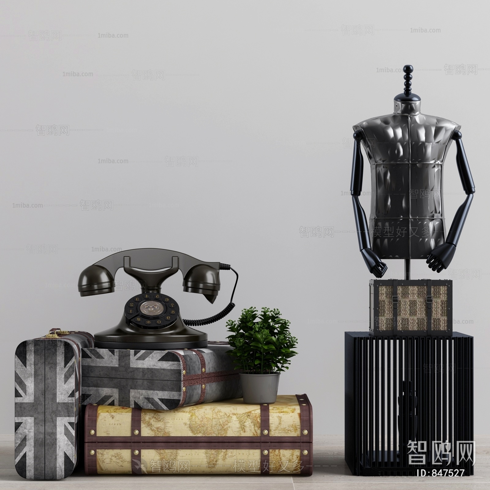 Industrial Style Decorative Set