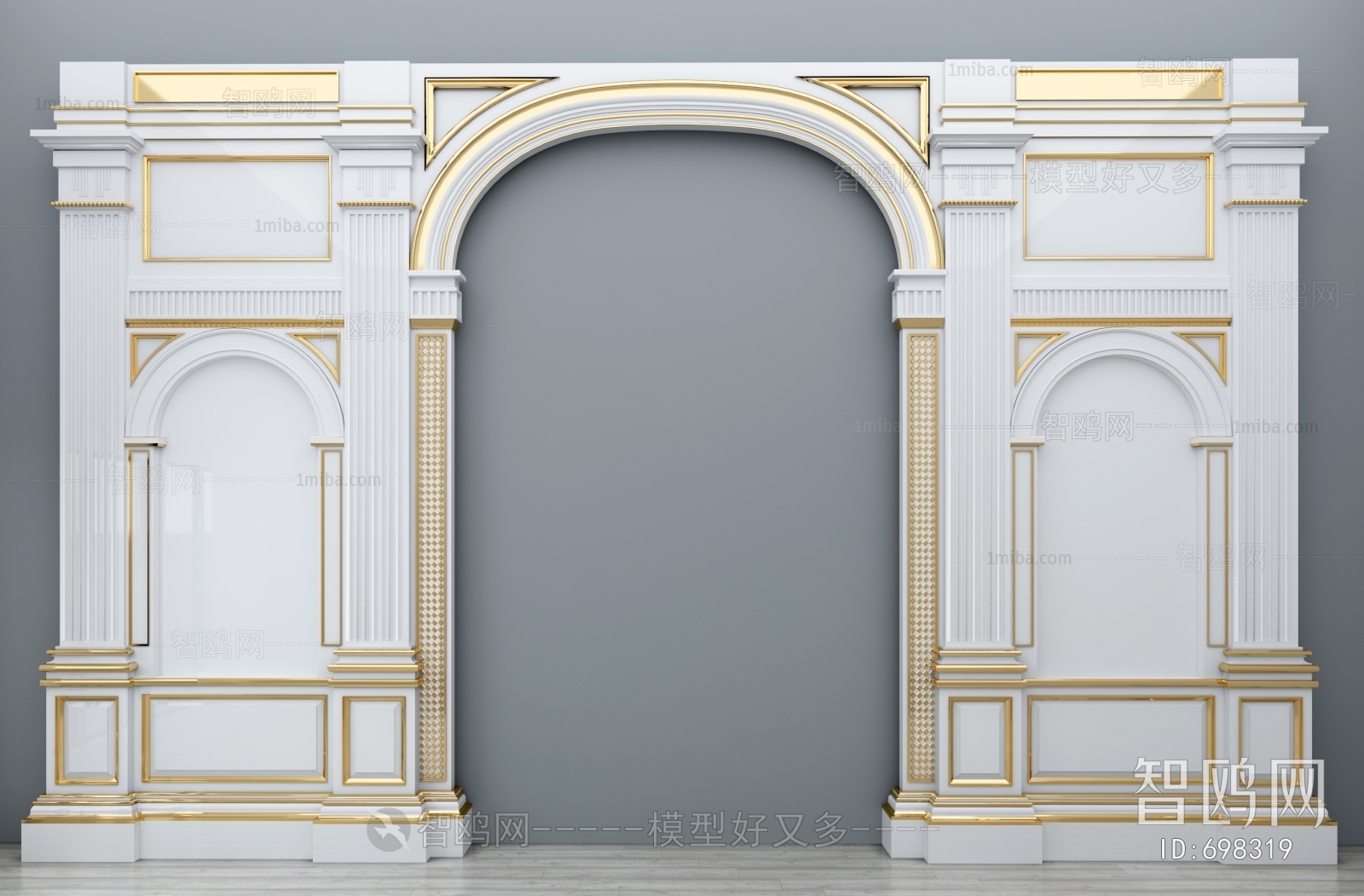 Simple European Style Door