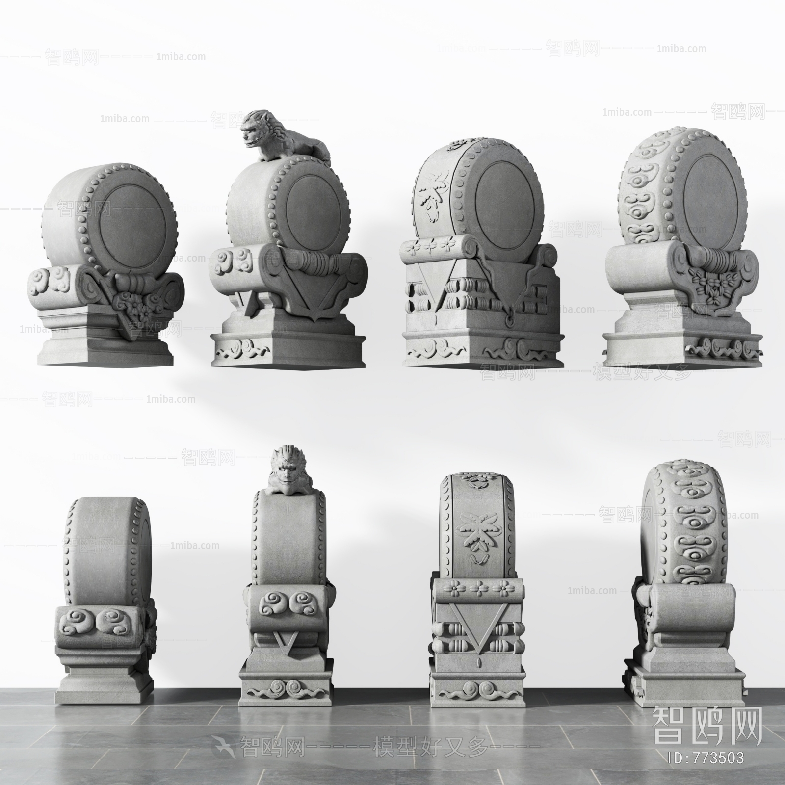 New Chinese Style Stone Carving