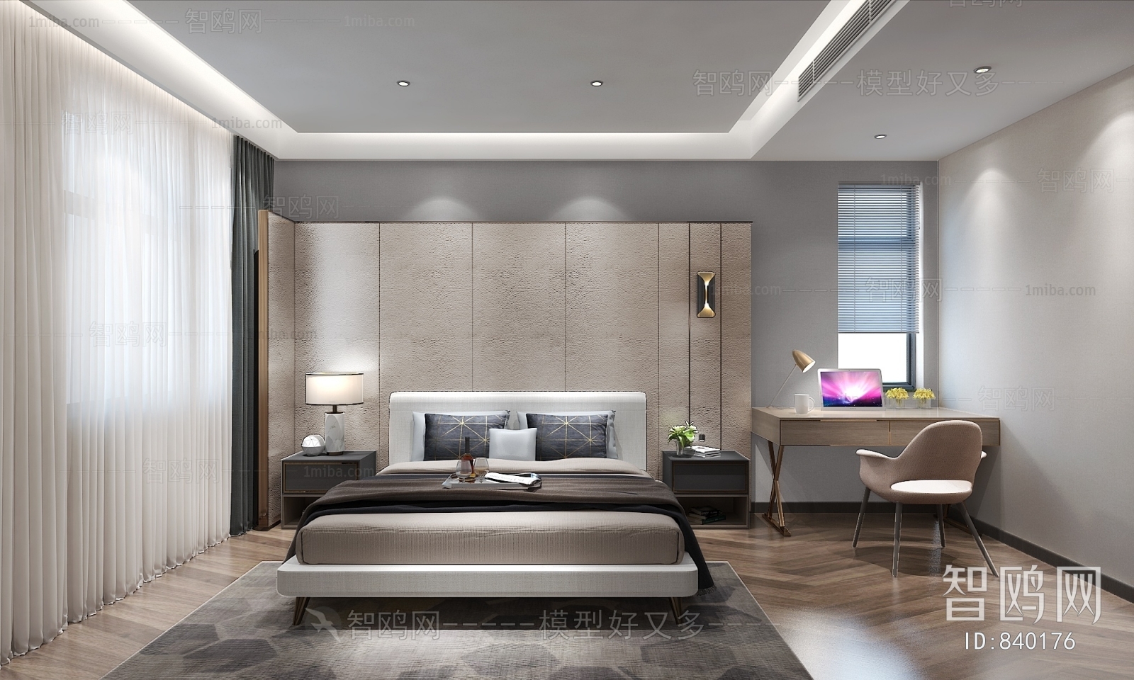 Post Modern Style Bedroom