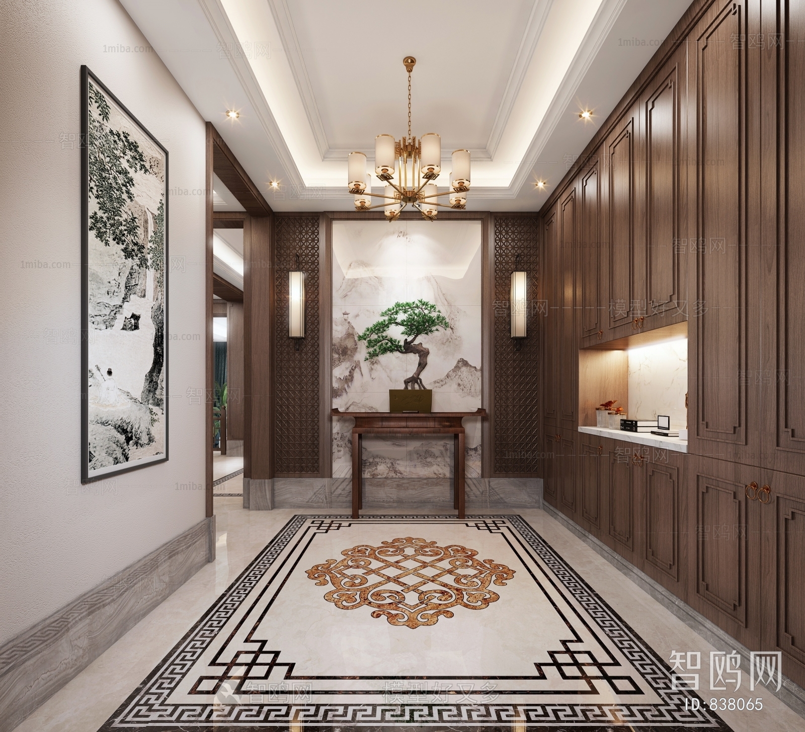 New Chinese Style Hallway