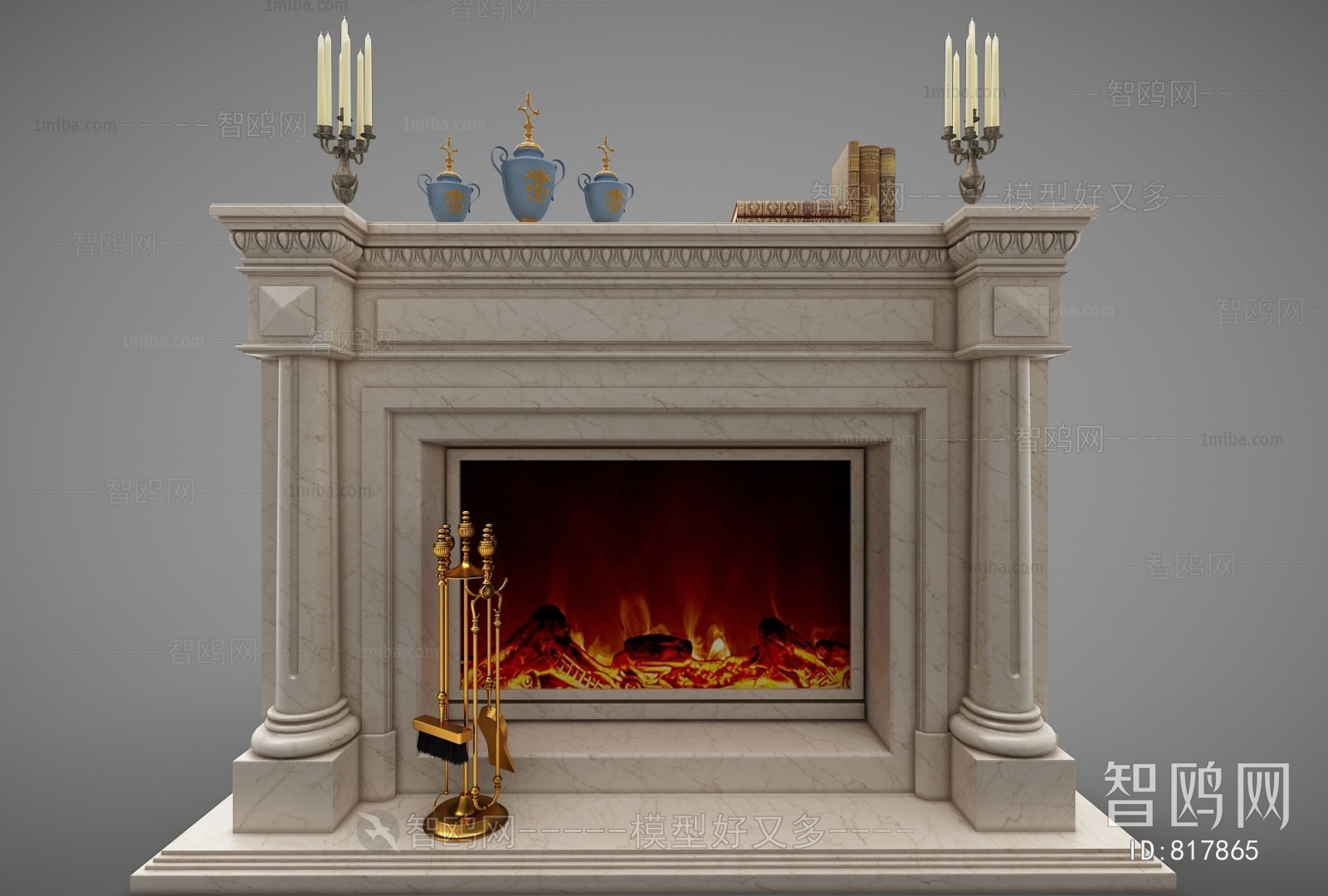 European Style Fireplace