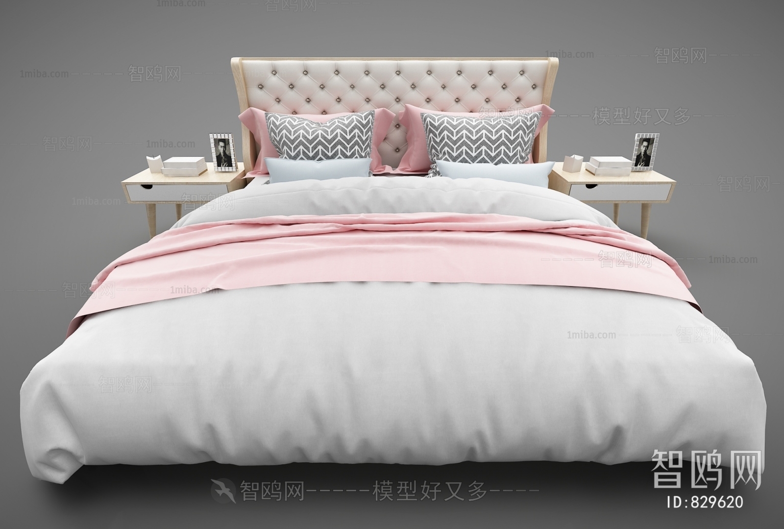 Nordic Style Double Bed