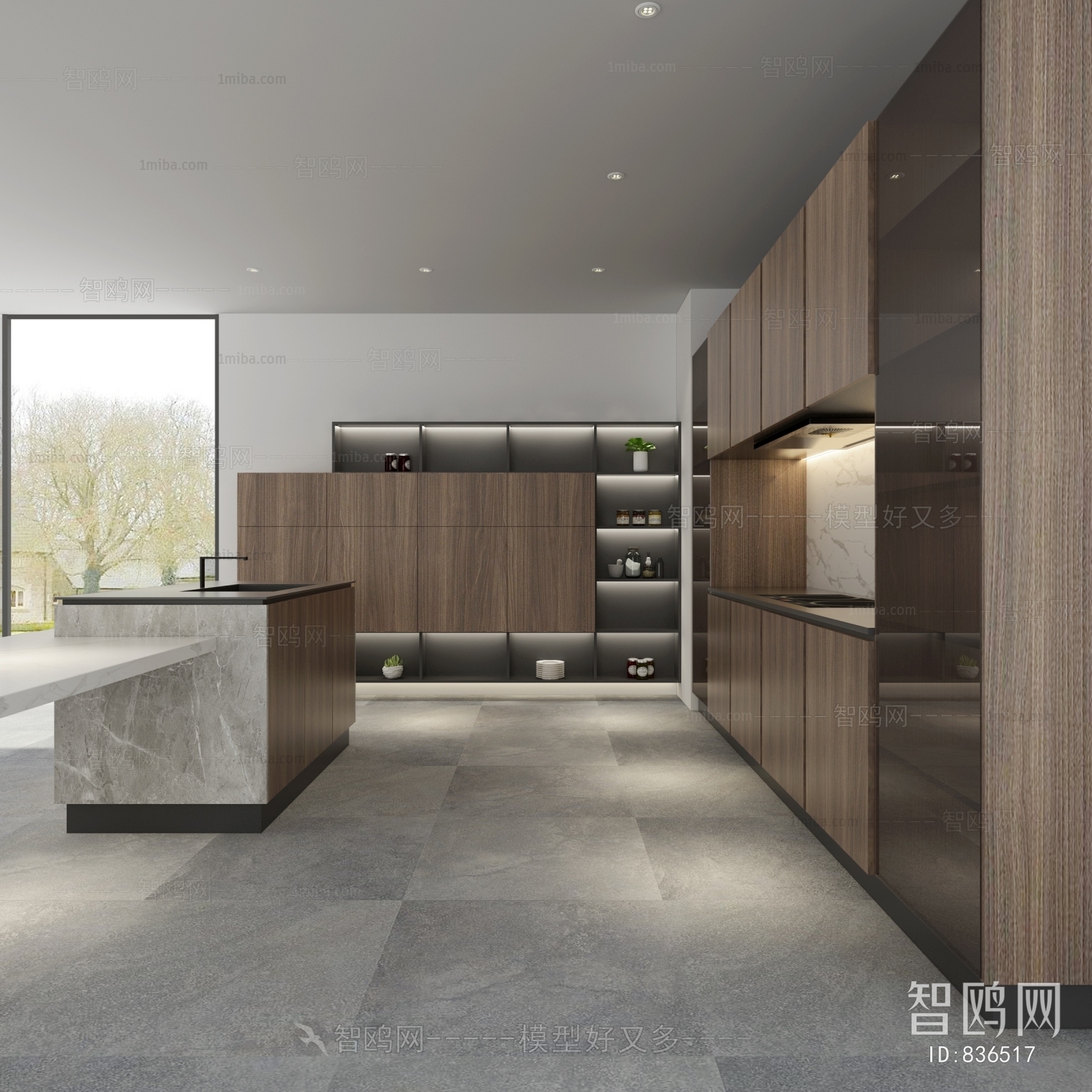 Modern Open Kitchen