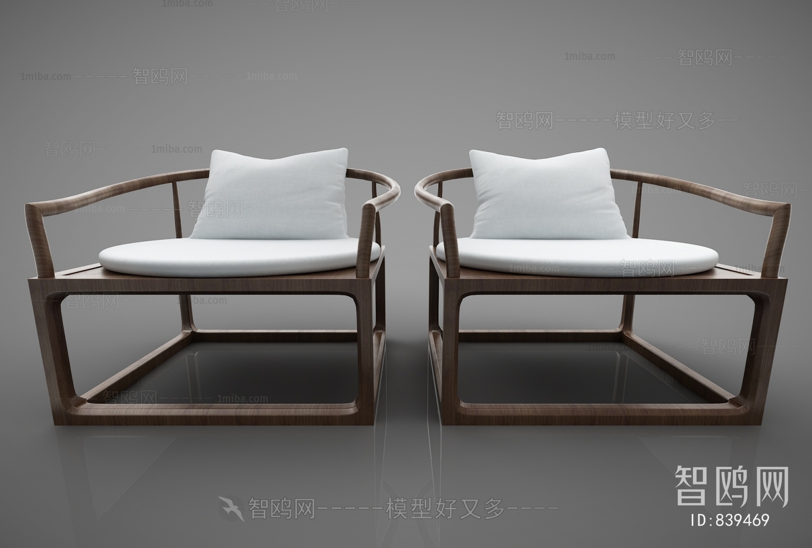 New Chinese Style Lounge Chair