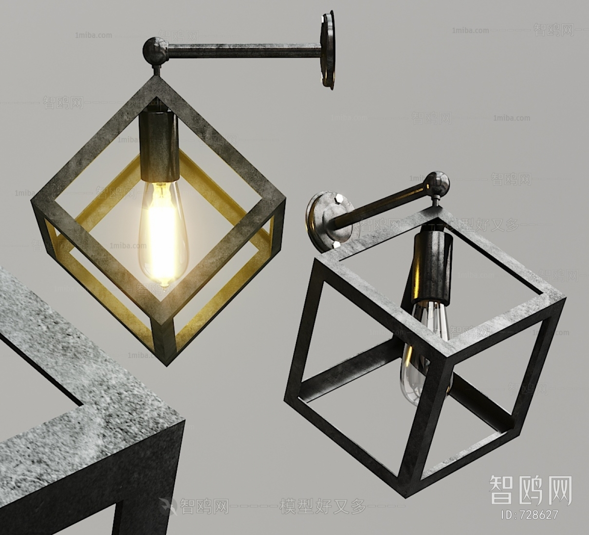 Industrial Style Wall Lamp