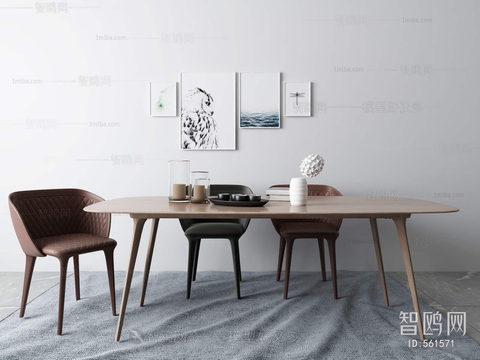 Nordic Style Dining Table And Chairs