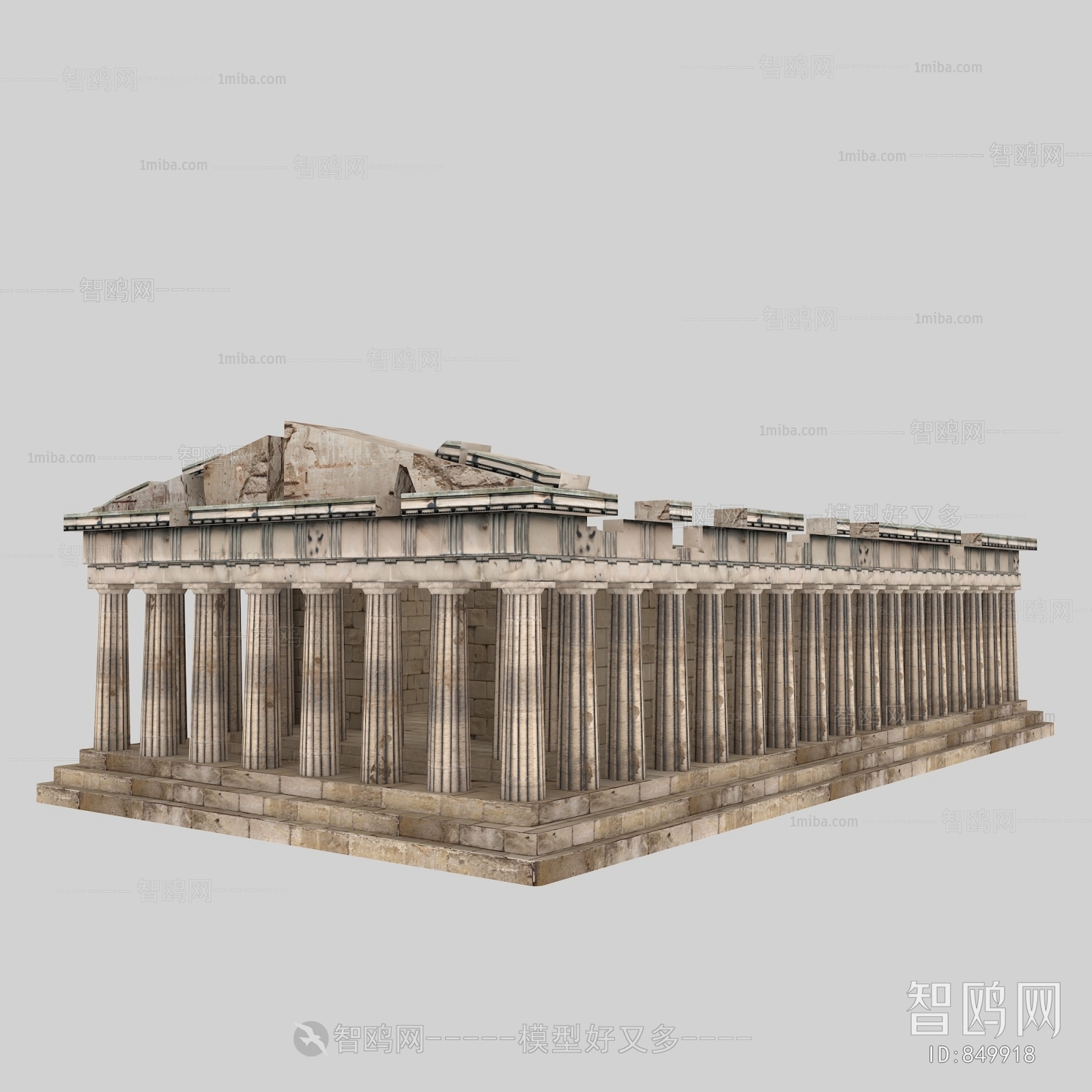 European Style Ancient Architectural Buildings