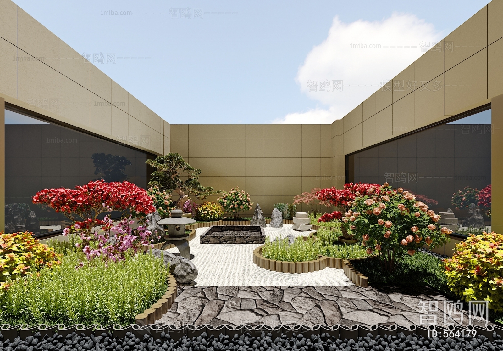 Modern Courtyard/landscape