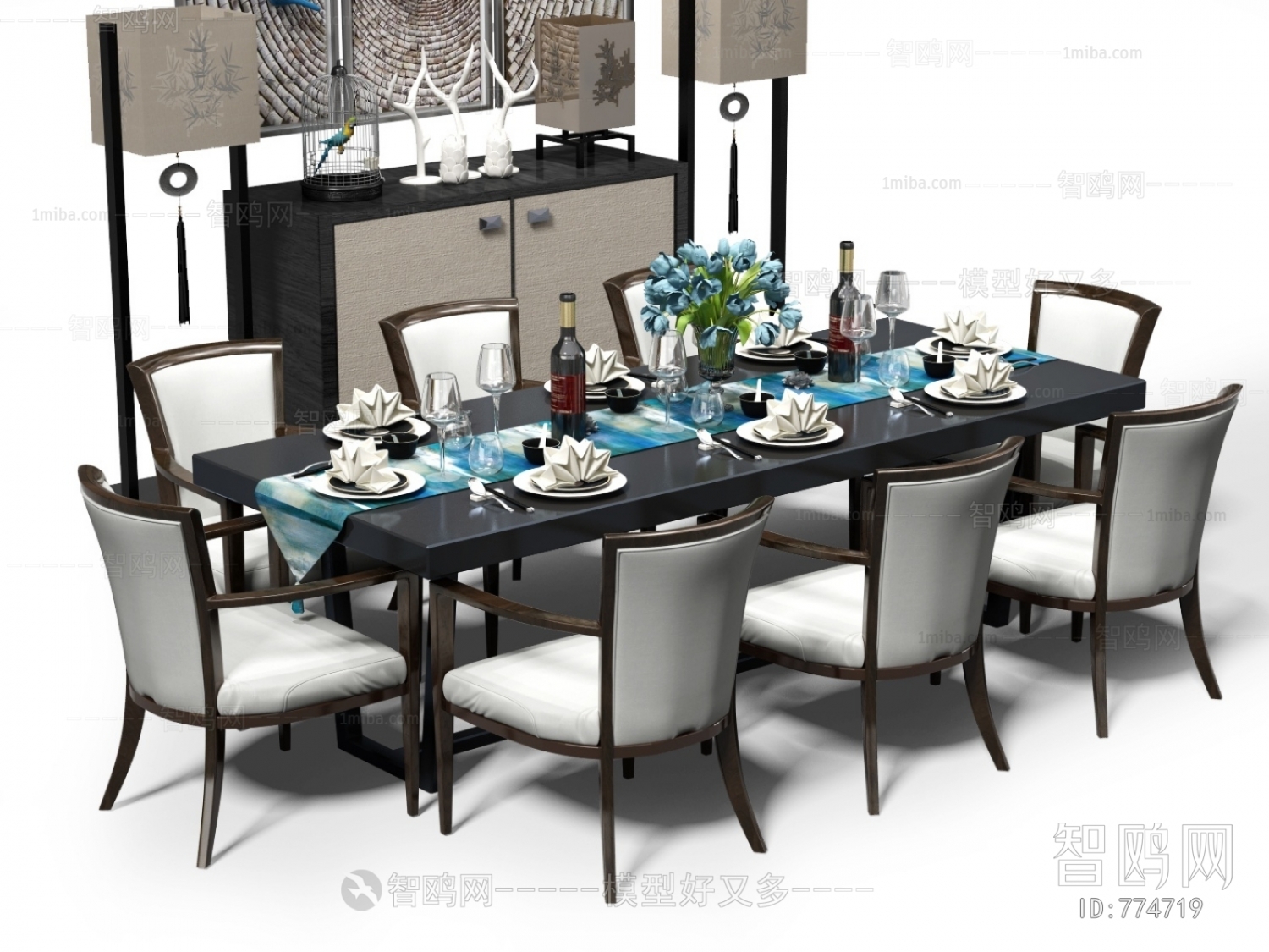 New Chinese Style Dining Table And Chairs