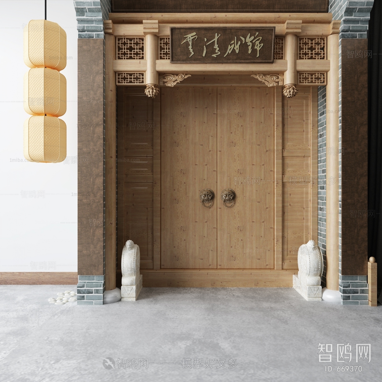 New Chinese Style Facade Element