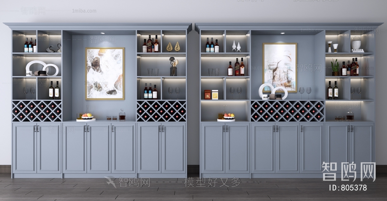 American Style Wine Cabinet