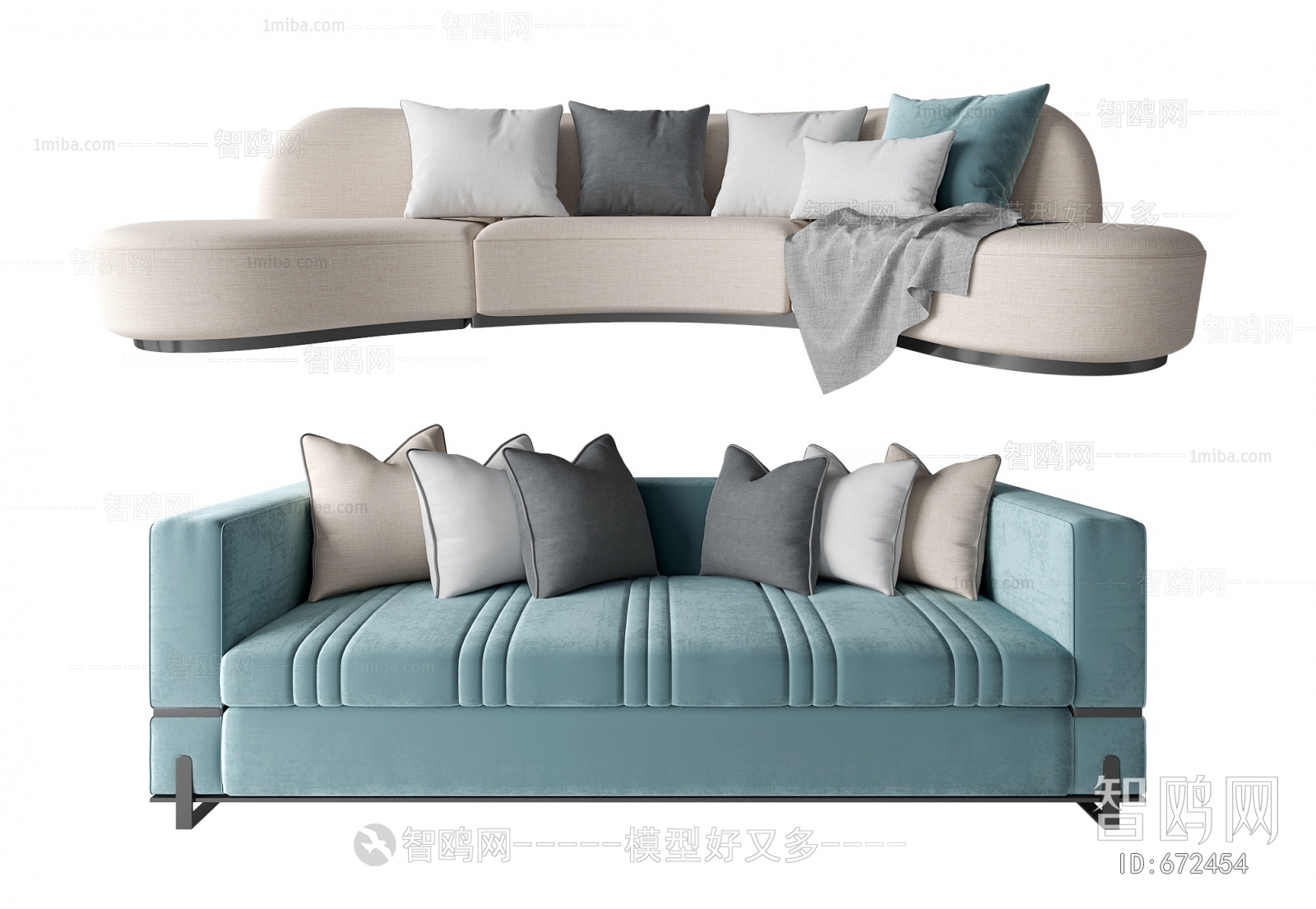 Modern Three-seat Sofa