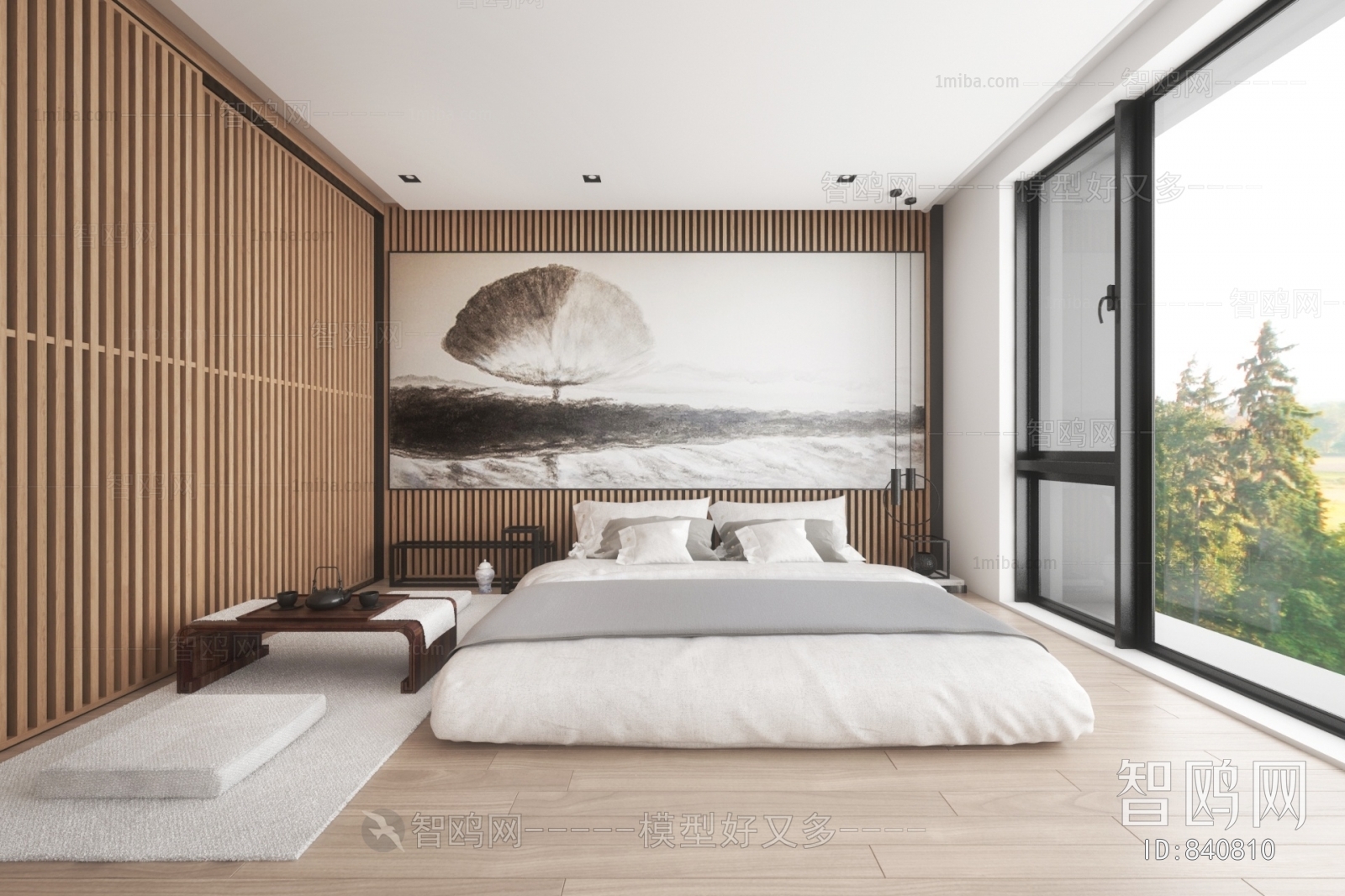 Japanese Style New Chinese Style Bedroom