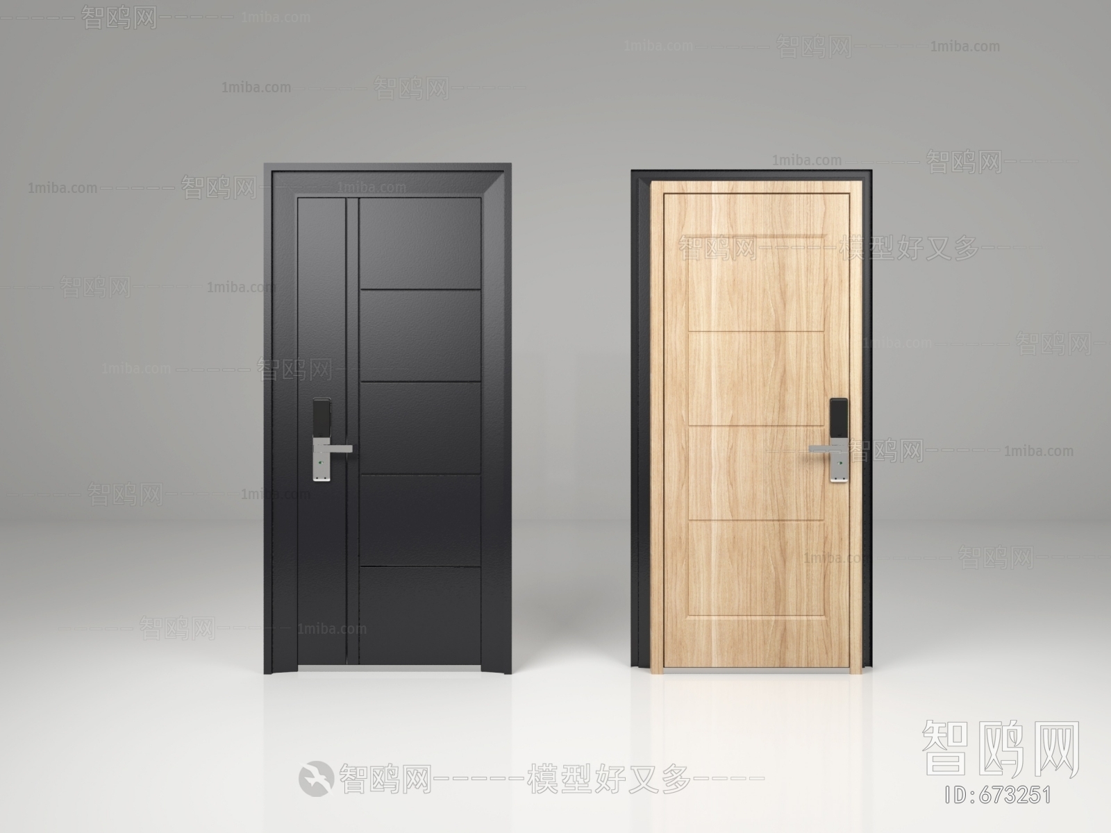 Modern Single Door