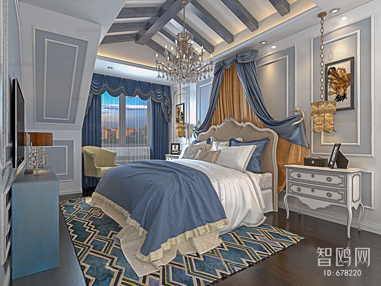 European Style Bedroom