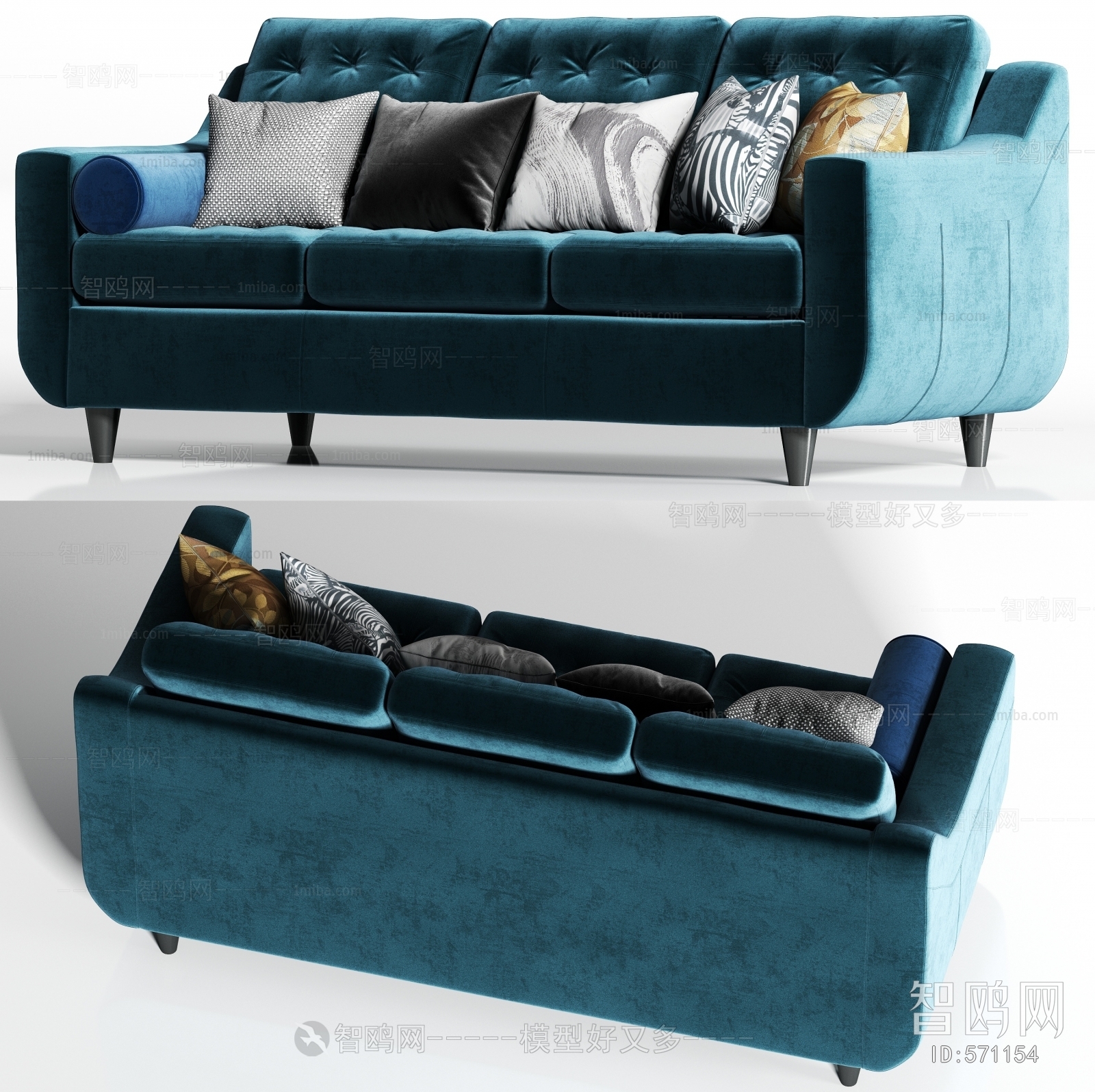 Modern Three-seat Sofa