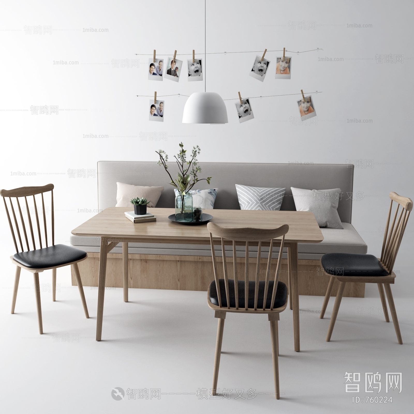 Nordic Style Dining Table And Chairs