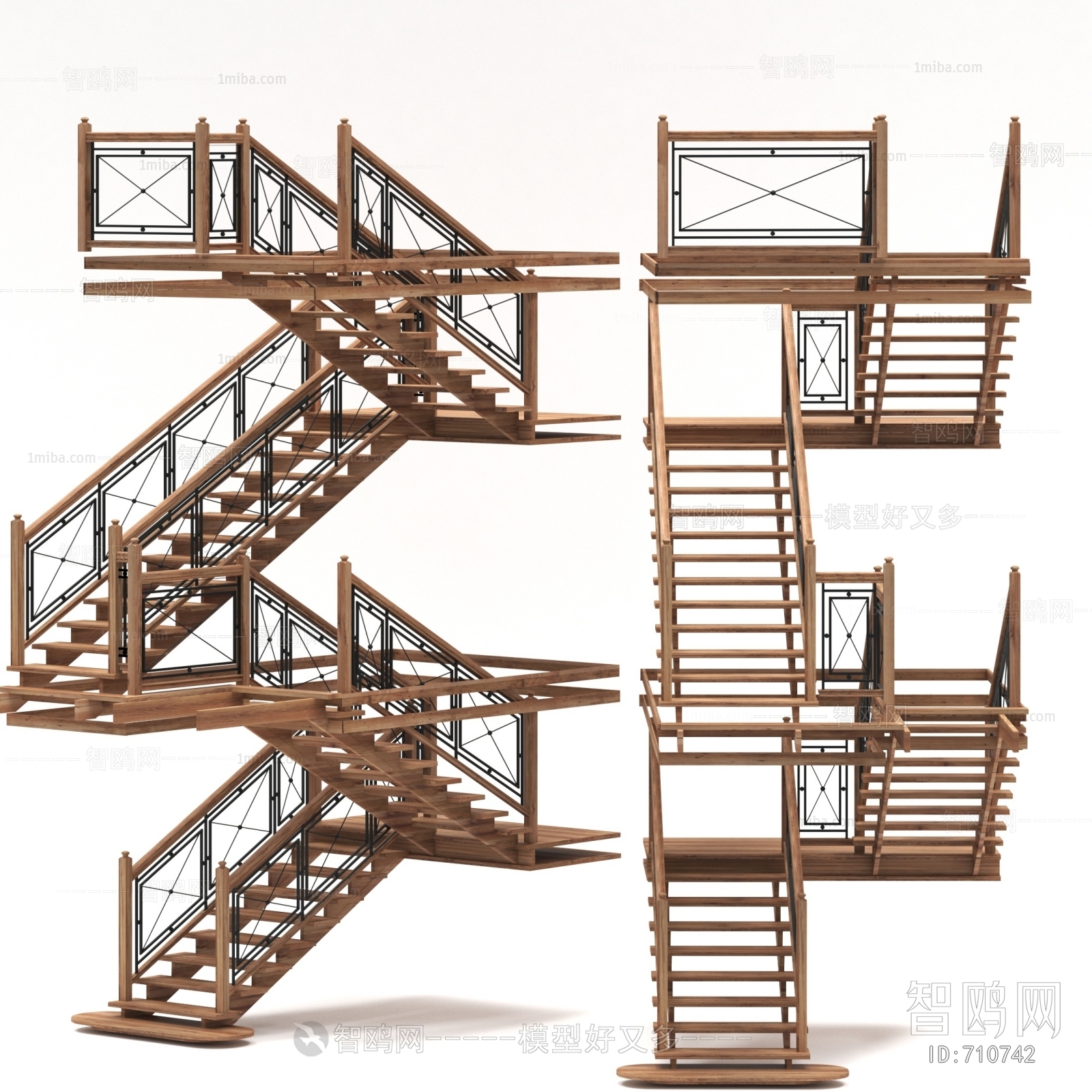 Modern Stair Balustrade/elevator