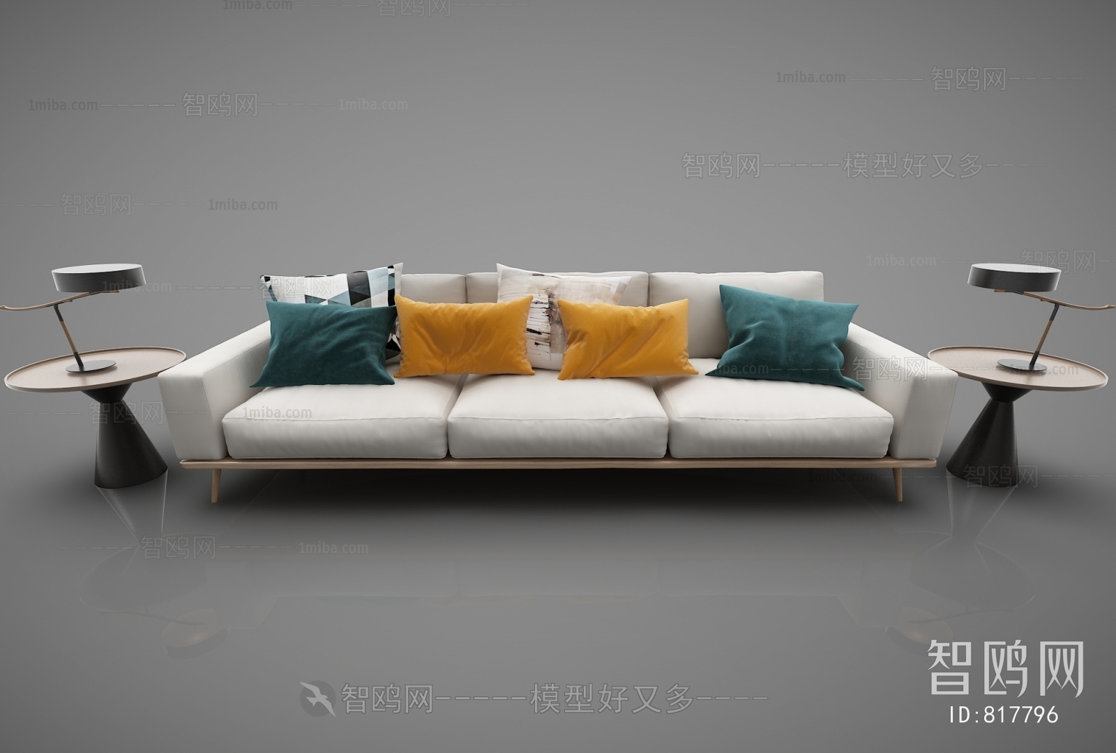 Modern Three-seat Sofa