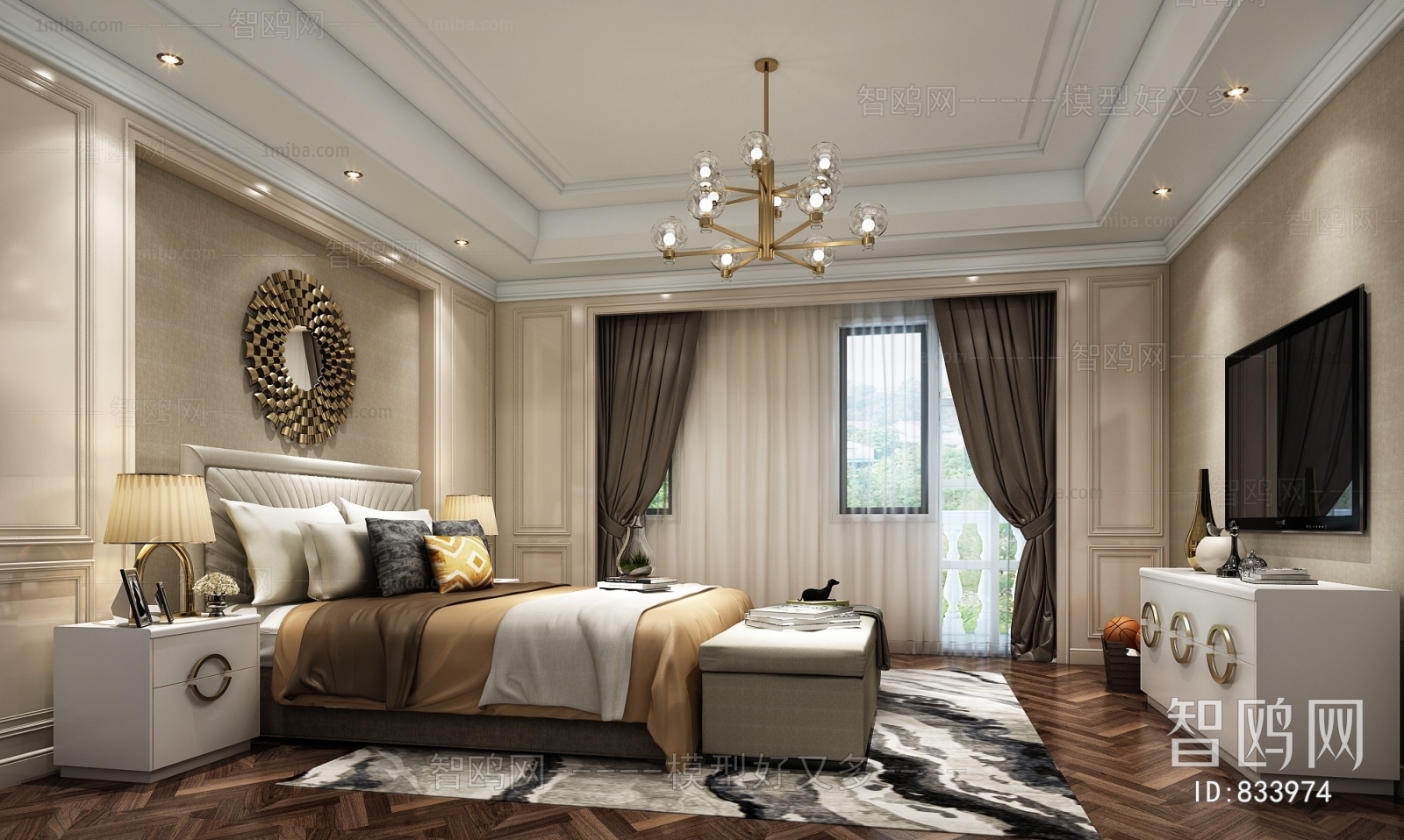 American Style Bedroom