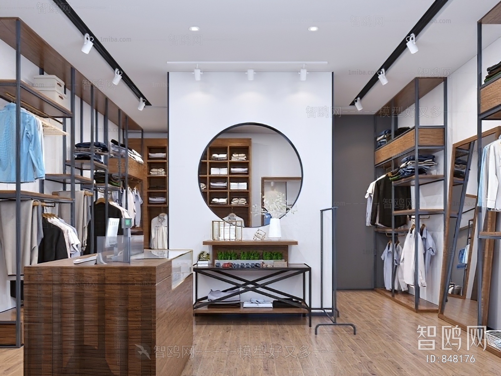 Industrial Style Clothing Store