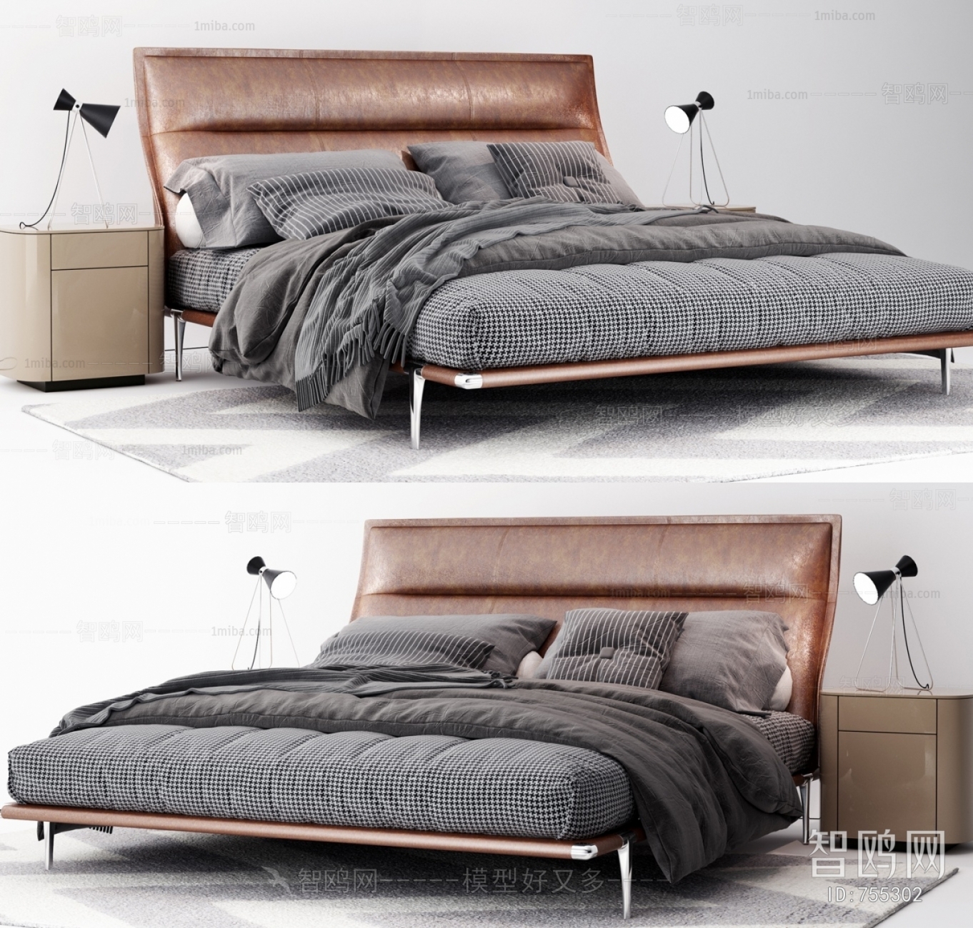 Modern Double Bed