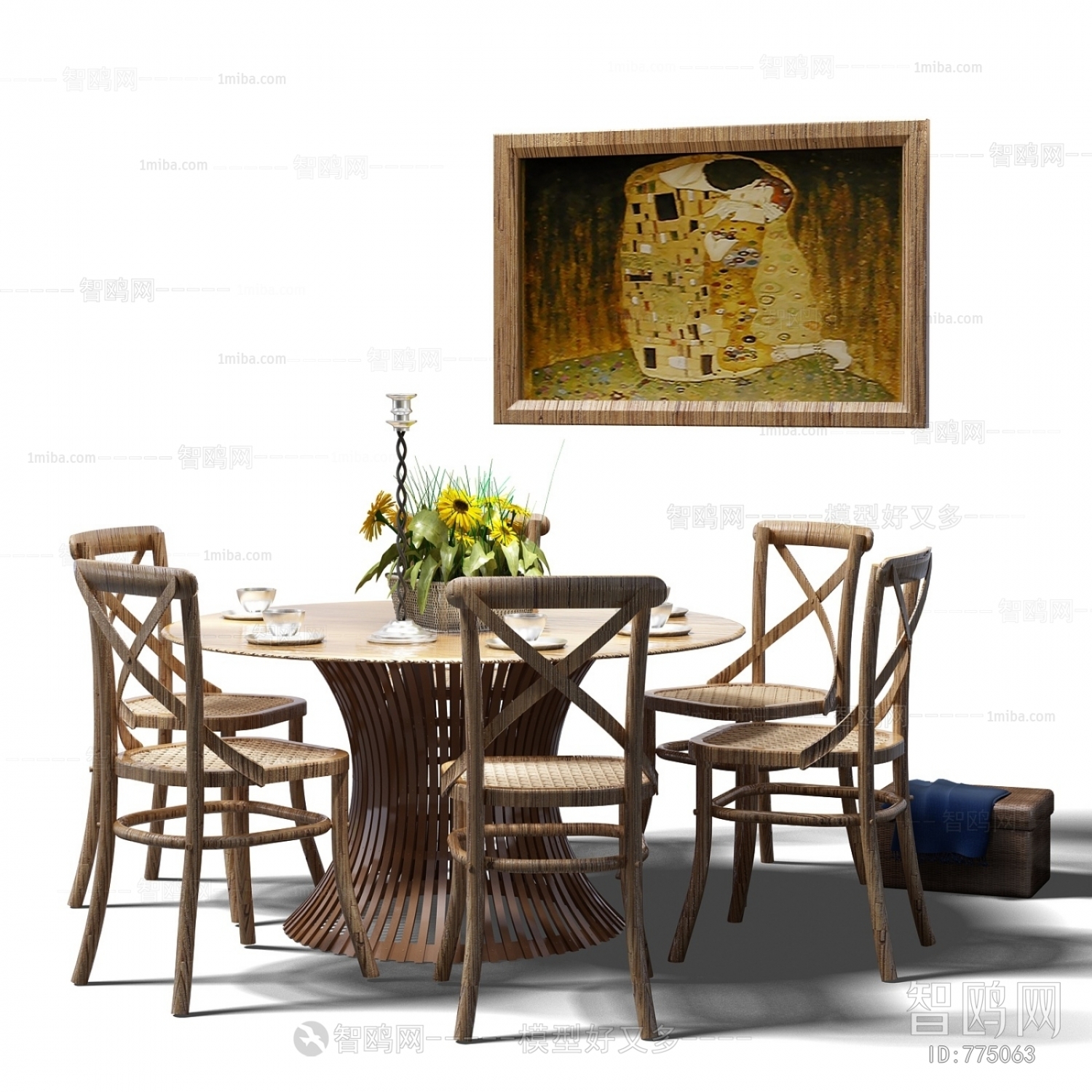 Idyllic Style Dining Table And Chairs