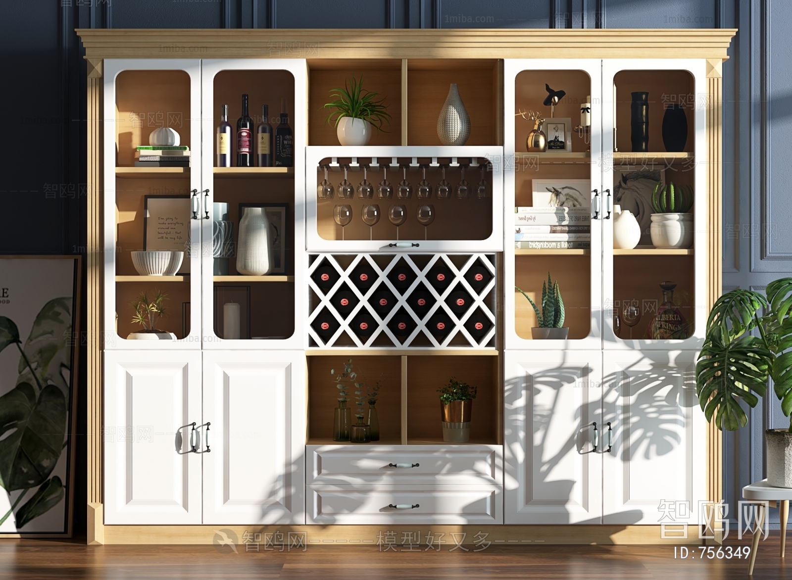 Nordic Style Wine Cabinet