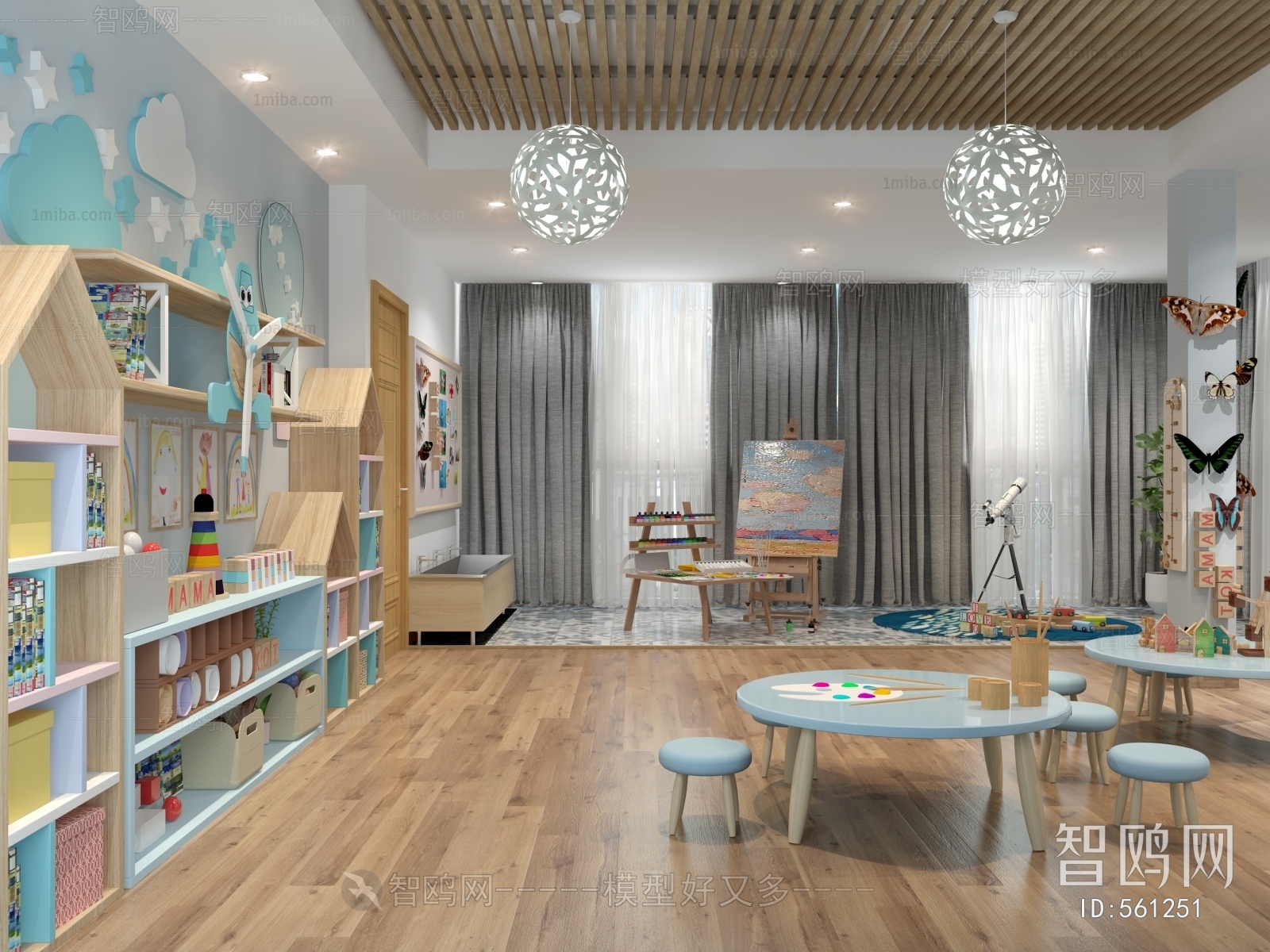 Modern Children's Playroom