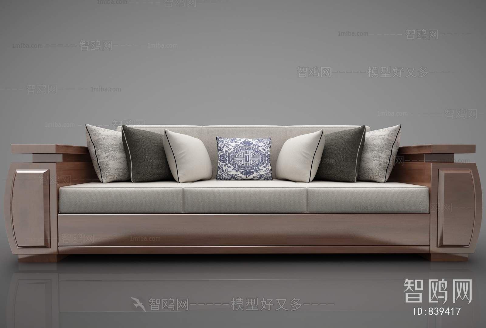 Modern Three-seat Sofa