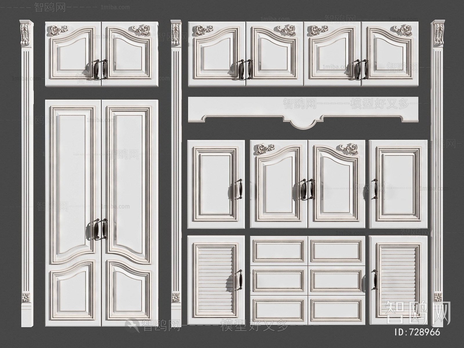 Simple European Style Door Panel