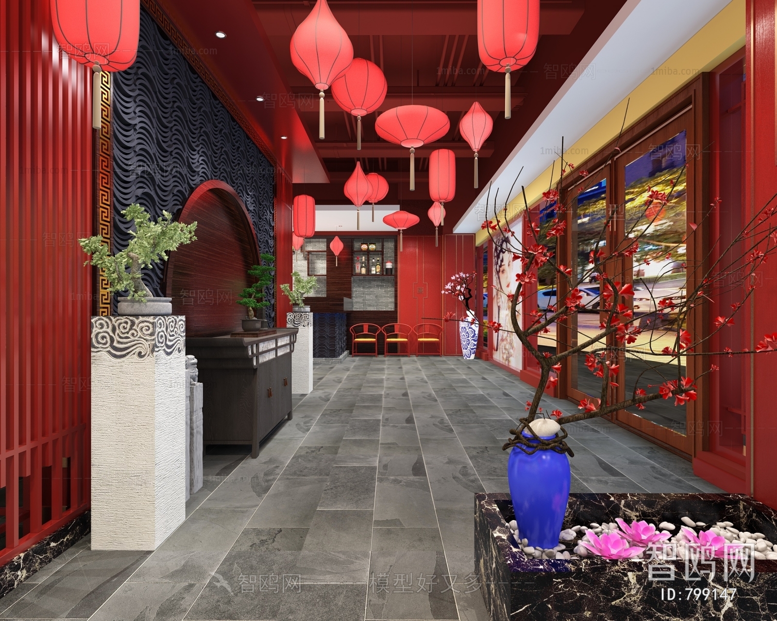 Chinese Style Catering Space