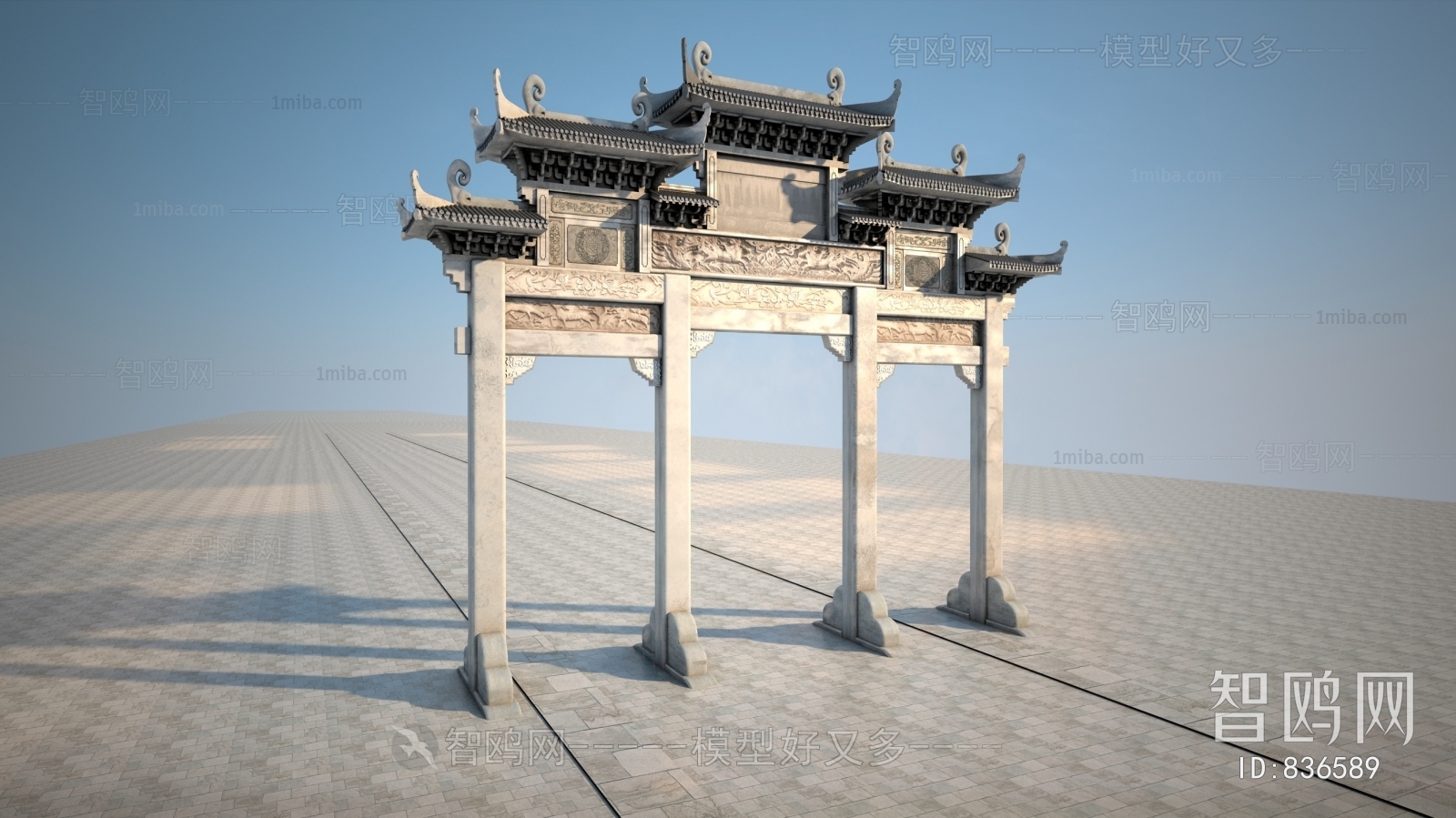 Chinese Style Building Component