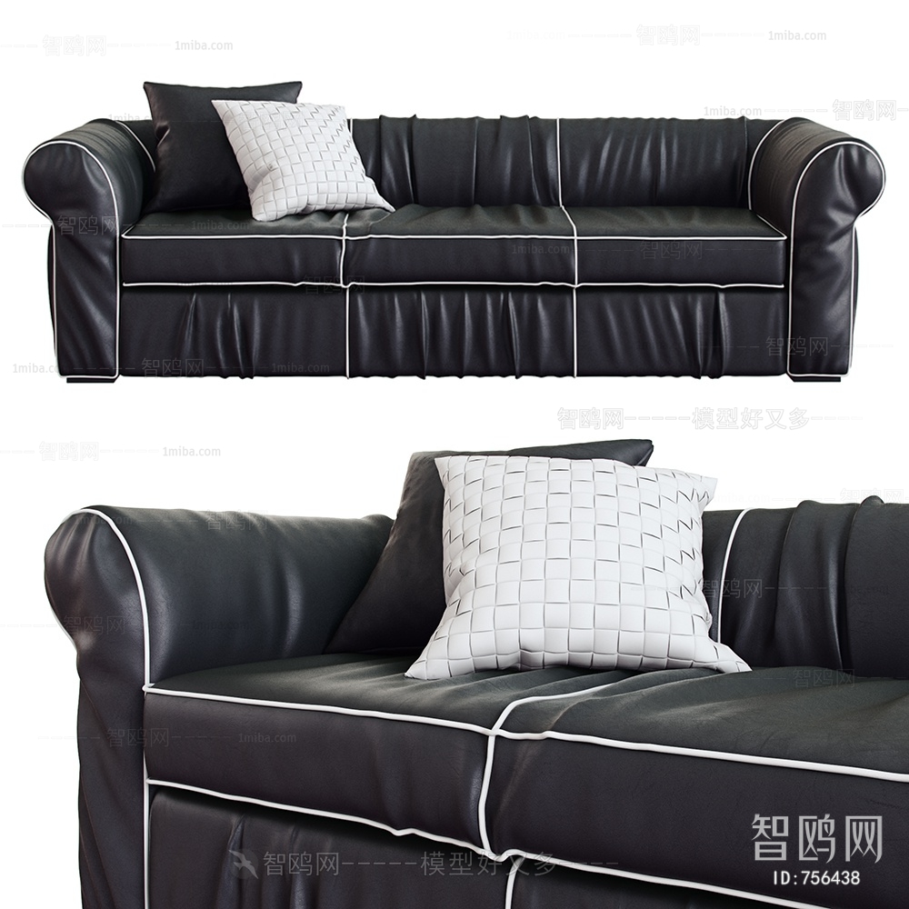 Modern Three-seat Sofa