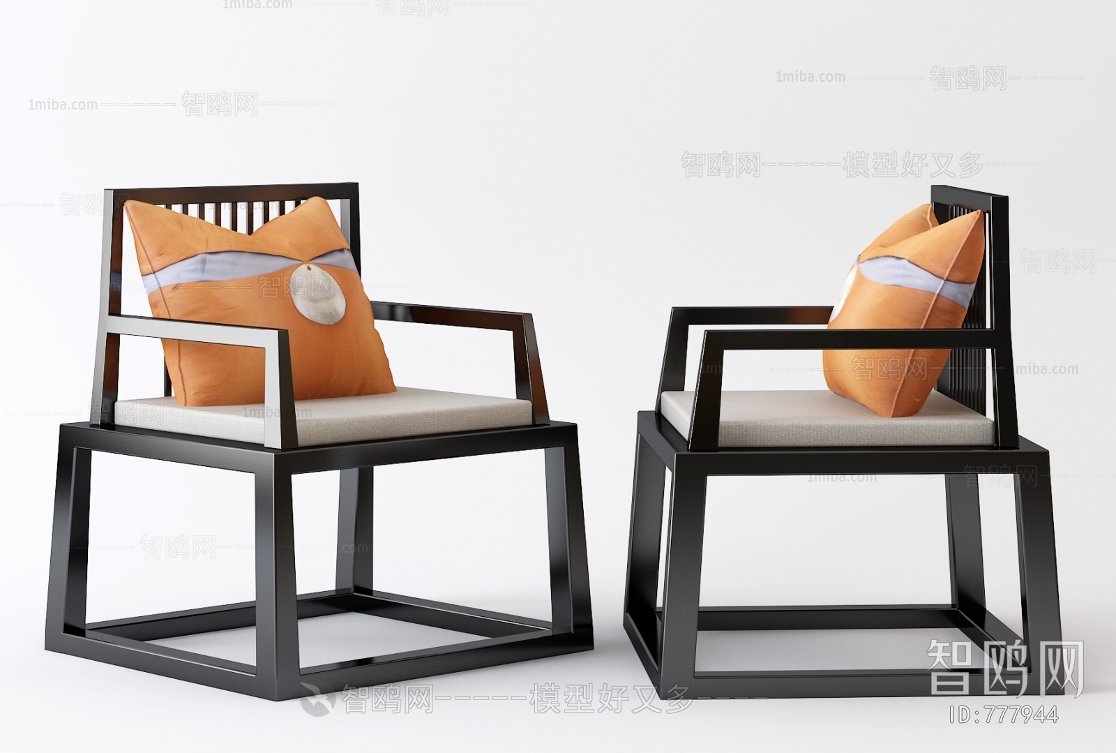 New Chinese Style Lounge Chair