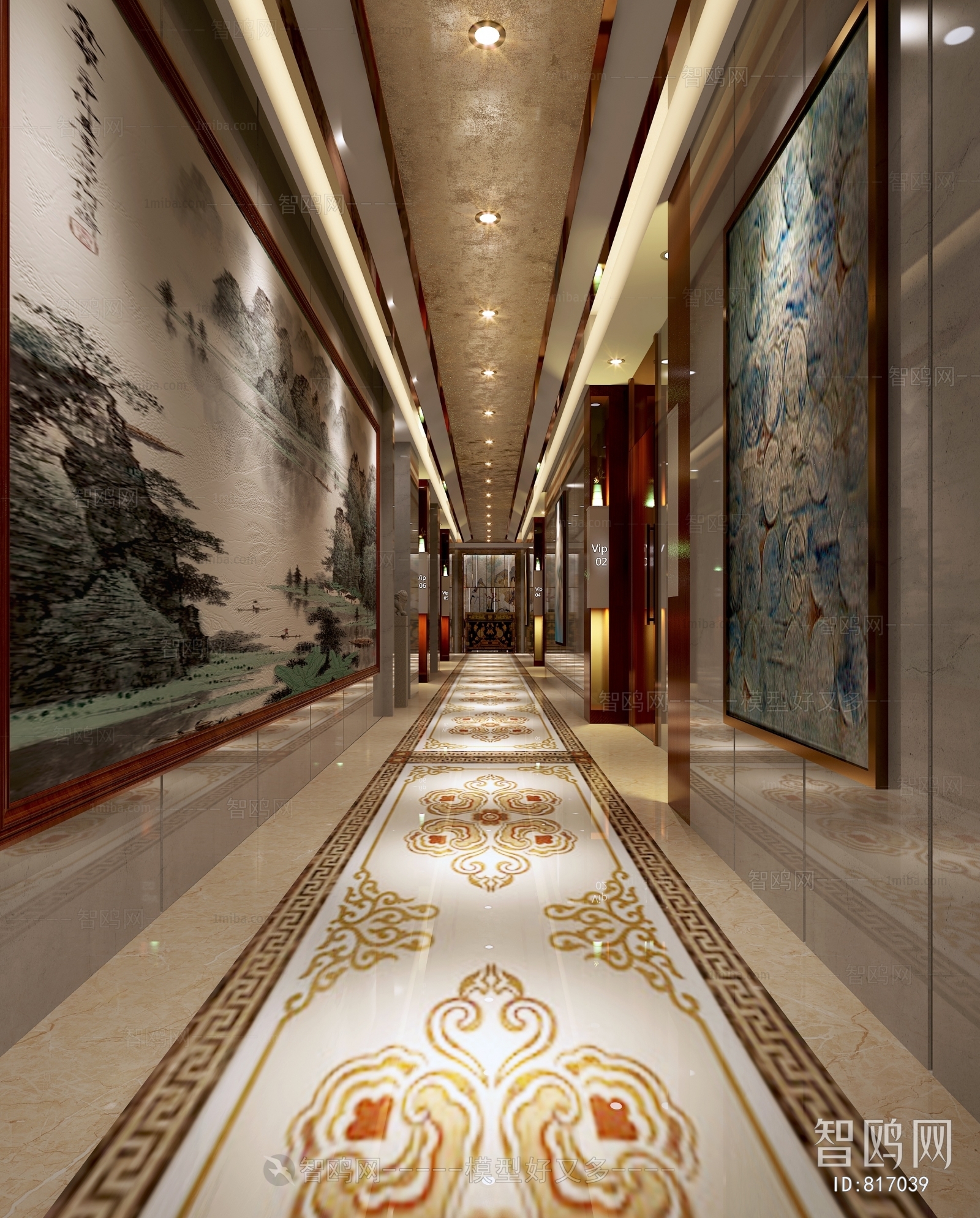 New Chinese Style Corridor