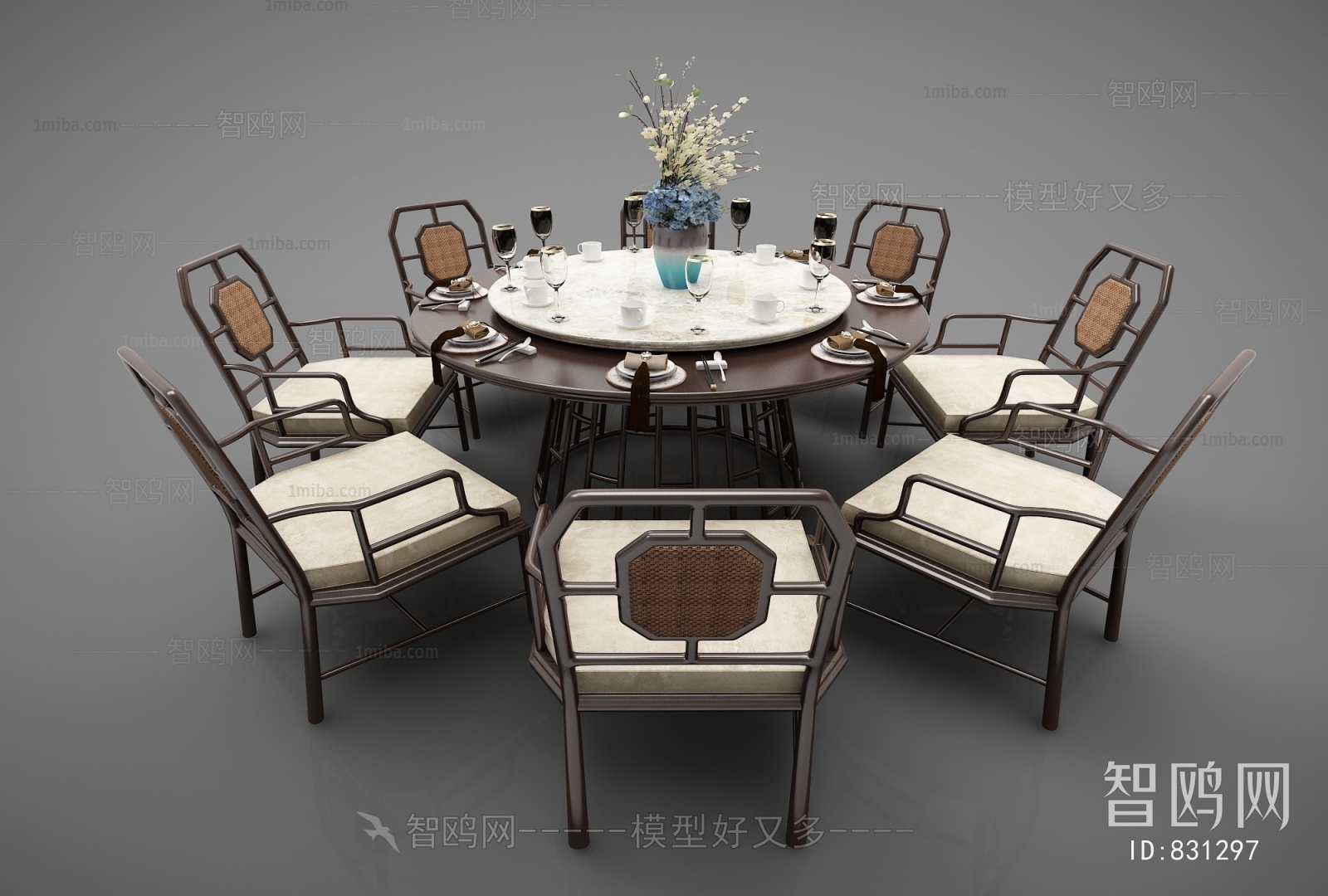 New Chinese Style Dining Table And Chairs