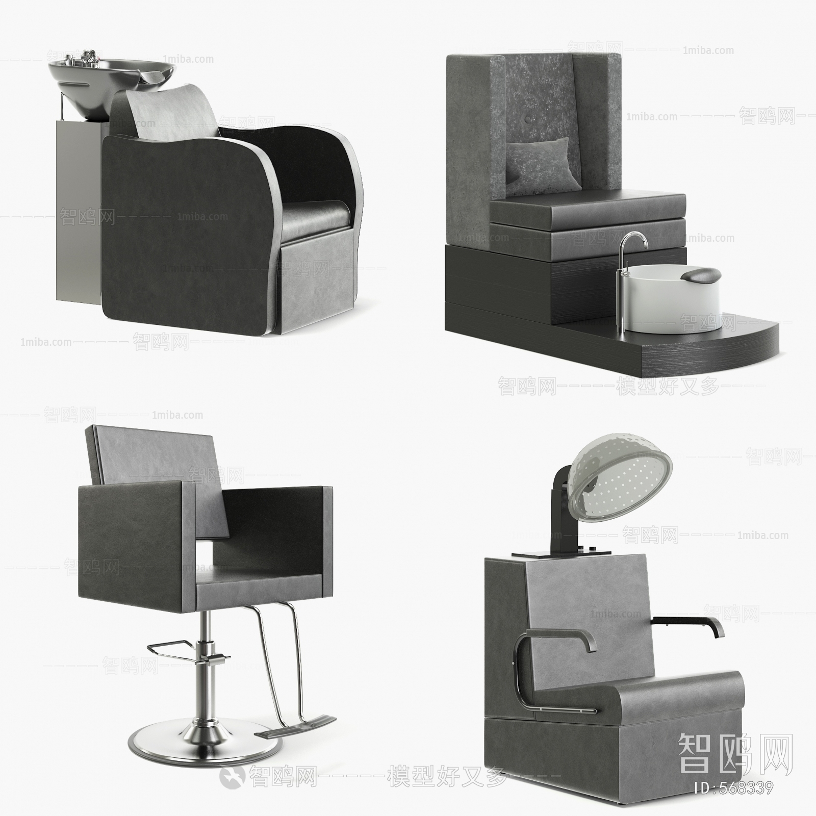 Post Modern Style Barber Chair