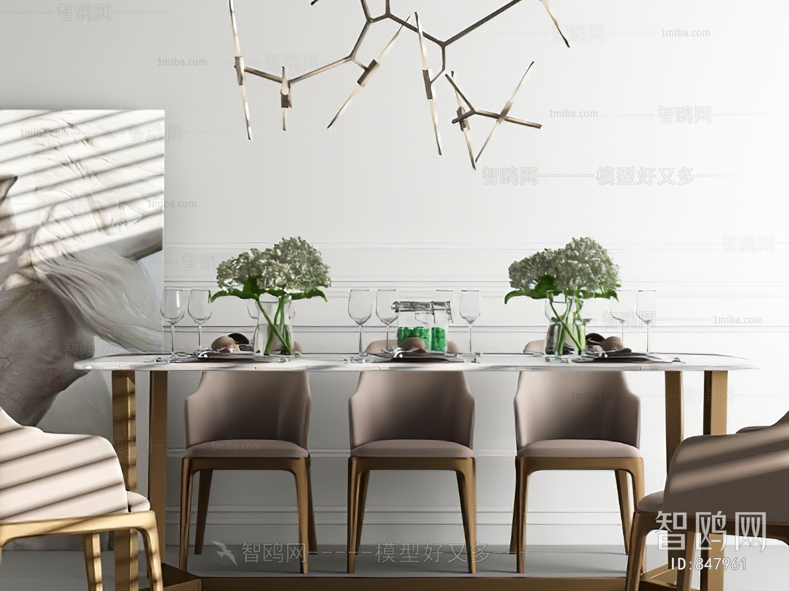 Nordic Style Dining Table And Chairs