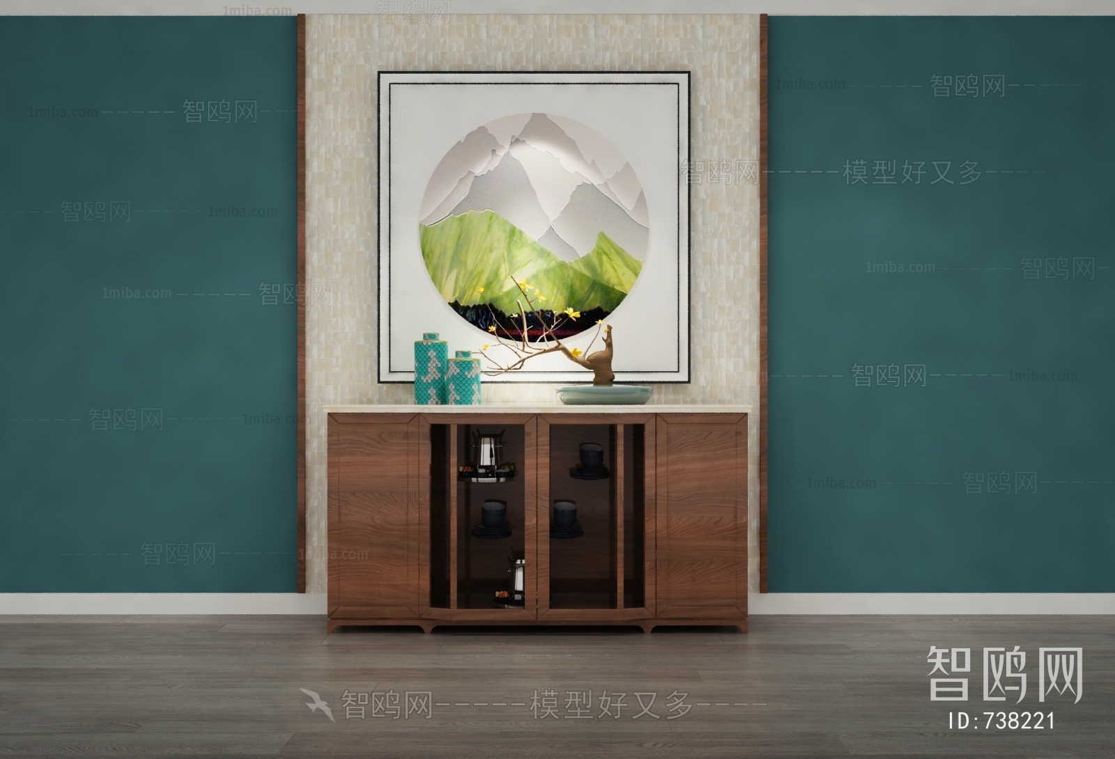 New Chinese Style Sideboard