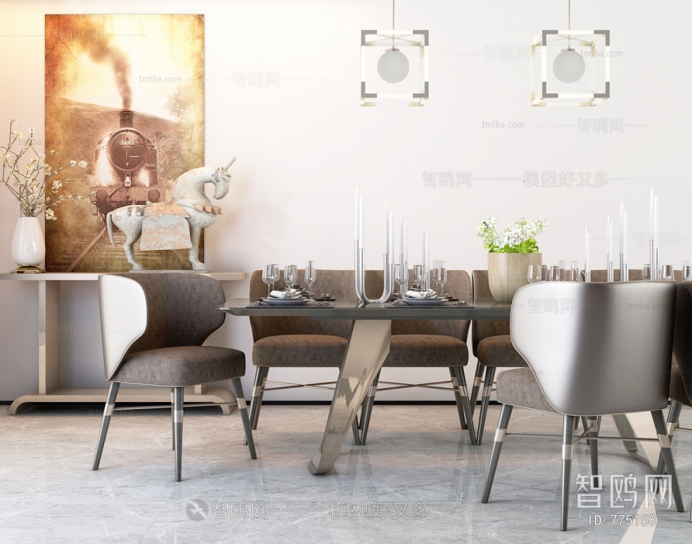 Modern Dining Table And Chairs